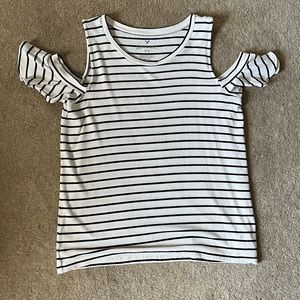 American Eagle soft & sexy ribbed off the shoulder top